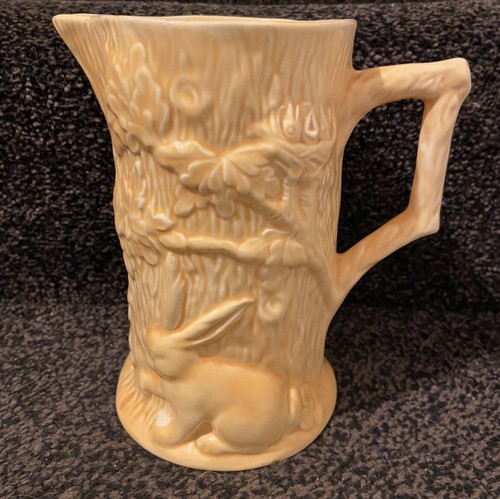 Vintage wade orange bunny vase - vintage,