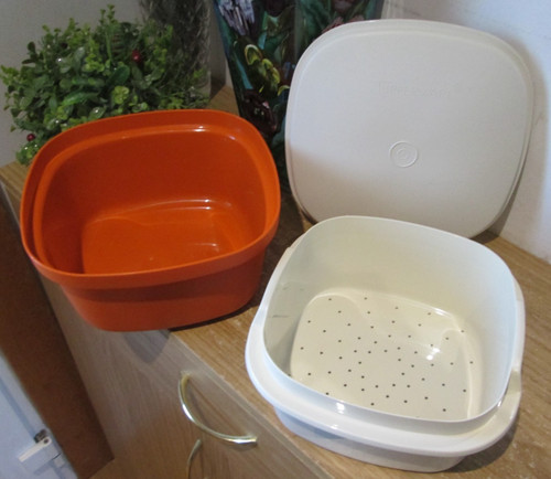 Vintage tupperware orange - vintage,