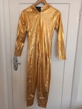Fancy Dress Metallic Gold