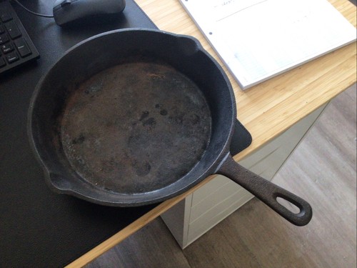 Cast iron skillet - cast,