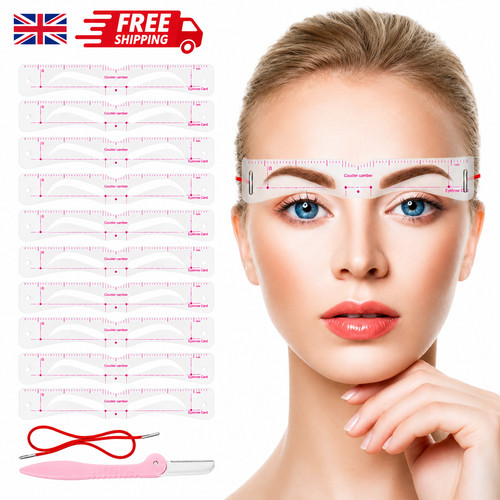 10x eyebrow stencils shaper - eyebrow,
