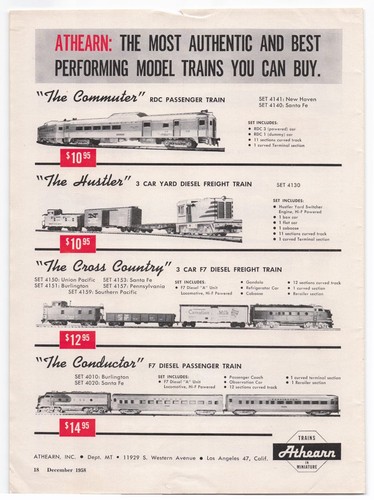 Athearn model trains - model,