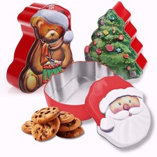 Christmas Metal Storage Tin