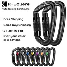 2 AutoLocking 24kN Carabiner