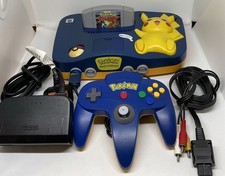 Pokemon Pikachu Edition Nintendo 64 Pal N64 Console - Discoloured