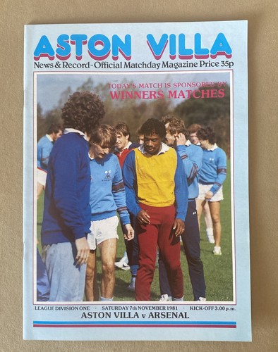 Aston villa arsenal 1981 82 - villa,