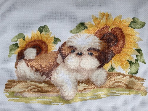 Completed cross stitch - stitch, picture