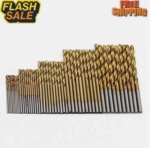 50pcs titanium twist drill bit - twist,