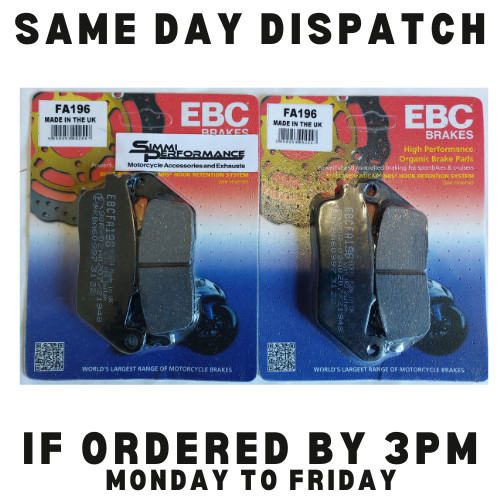 Ebc front brake pads honda - ebc,