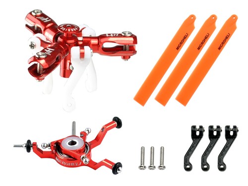 Microheli cnc triple - cnc, orange
