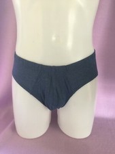 Ex Store Mens  100% cotton briefs Cool & Comfortable Navy, Denim, L.Blue, White