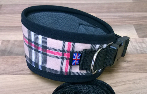 Greyhound lurcher dog collar - greyhound,