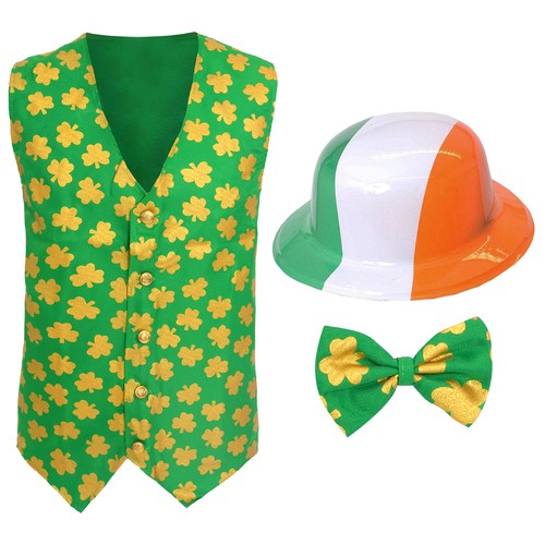 Irish costume adults waistcoat - costume,