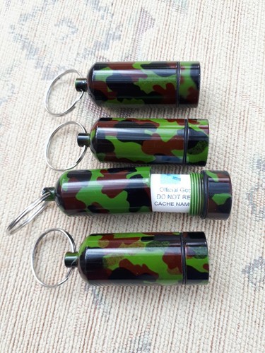 Four camouflage geocache - four,