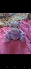 Vintage Build A Bear Purple Hippopotamus Soft Plush Toy