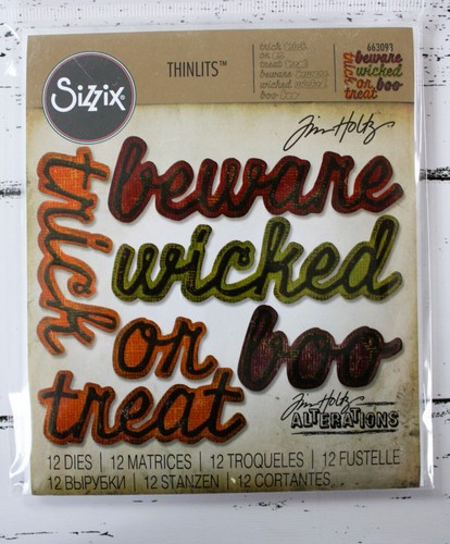 Sizzix thinlits tim - sizzix, holtz
