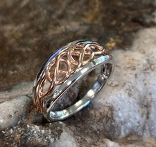 Clogau Welsh Silver & 9ct Rose