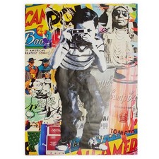 Mr Brainwash Poster Boy Camera Smile Large Grafitti Wall Art Exhibition