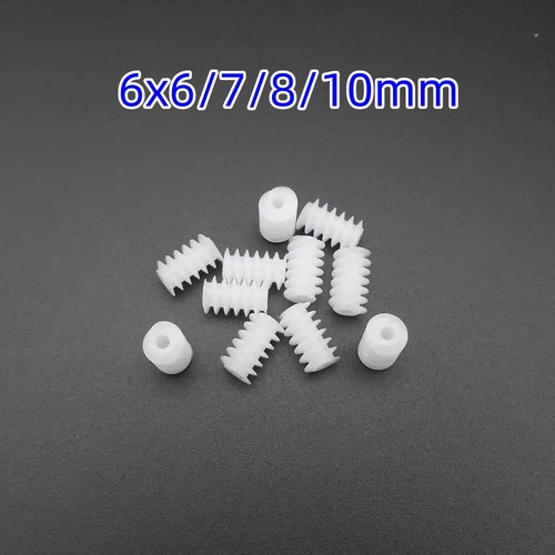 6x6 10mm plastic - plastic, gear