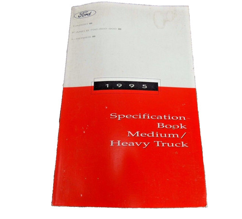 1995 ford specification - ford, book