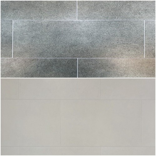 Grey bathroom cladding tile - bathroom,