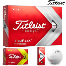 TITLEIST TRUFEEL GOLF BALLS TITLEIST TRU-FEEL WHITE OR YELLOW TRU FEEL GOLF BALL