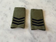 Sergeant rank slides , army