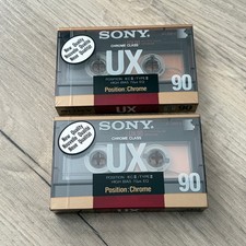 X2 SONY UX 90  audio cassette