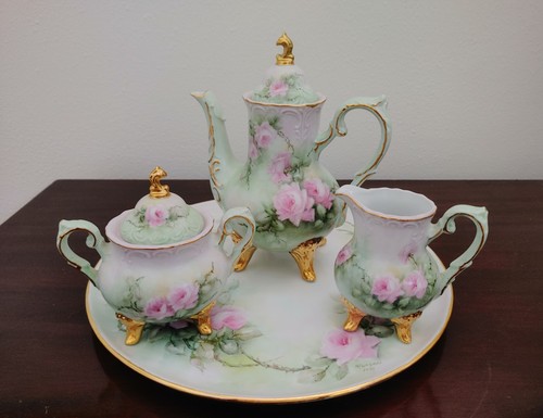 Hand painted pink roses - hand,