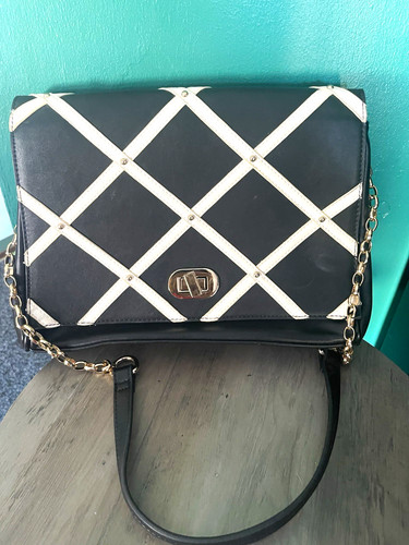 Lydc black white geometric - &,