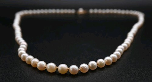 Antique art deco pearls - deco,