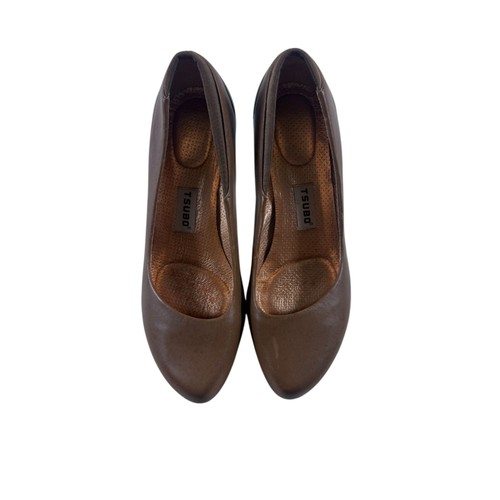 Tsubo taupe comfort heels size - taupe,