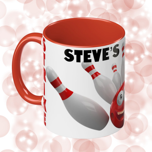 Ten pin bowling mug - ten,