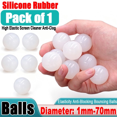 White round solid - rubber, ball