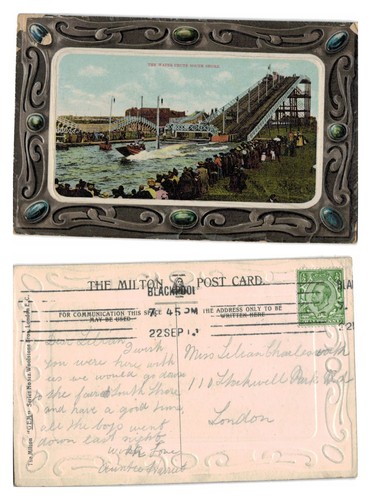 Vintage postcard the - postcard, water