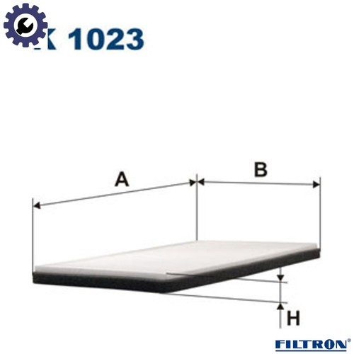 Filter cabin air 1023 for - cabin,