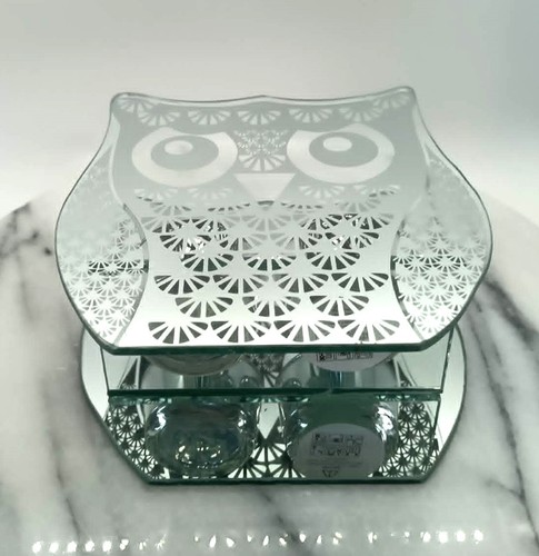 Mirrored owl double - mirrored, t-light
