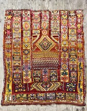 Antique Morrocan Hand Knotted Square Rug