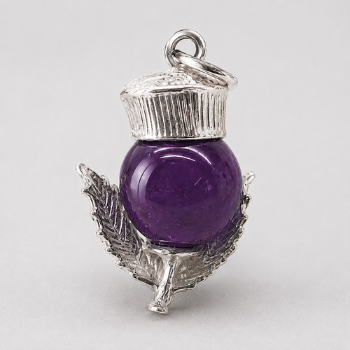 Sterling silver amethyst - sterling,