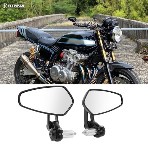 Pair 22mm bar end mirrors - pair,