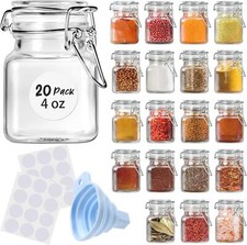 Spice Jars 20 Pack Small 4 Oz