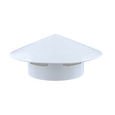 PVC Roof Ventilation Grille Rain Cap Protects Against Debris and Birds 75 160mm
