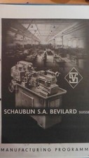 SCHAUBLIN  Manufacturing