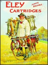 Eley Cartridges 18" x 24" Metal Sign