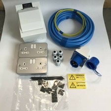 240v mains hook horsebox - mains, up