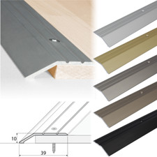 Anodised Aluminium Door Floor Edge Bar Trim Threshold Ramp 40mm        A11