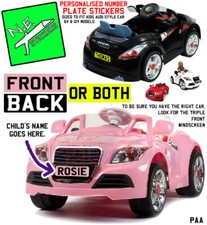 PERSONALISED kids number