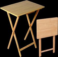 Oak Wooden Folding Laptop