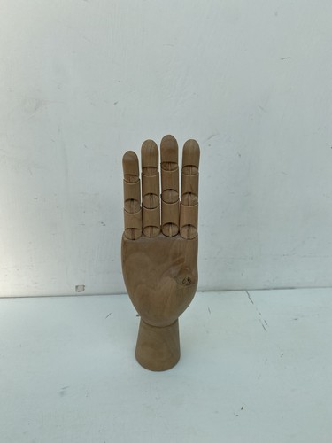 Wooden artists hand damaged - artists,