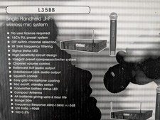 ProSound L35BB UHF Handheld Wireless Microphone System